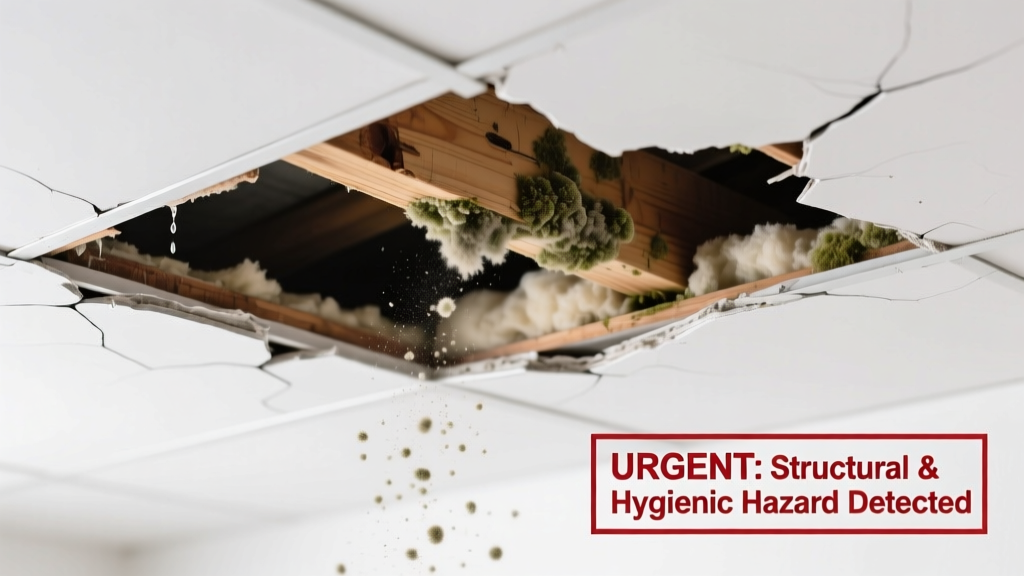 Roof Sagging and Smelling Bad: Quick Diagnosis