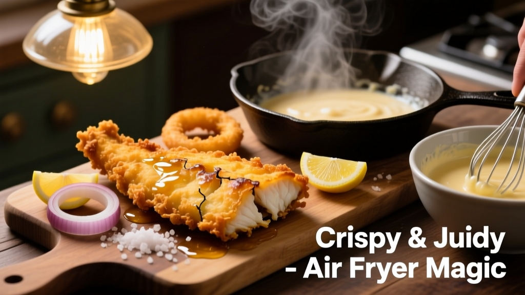 Air Fryer Beer Battered Cod: Crispy, Juicy & Oil-Light
