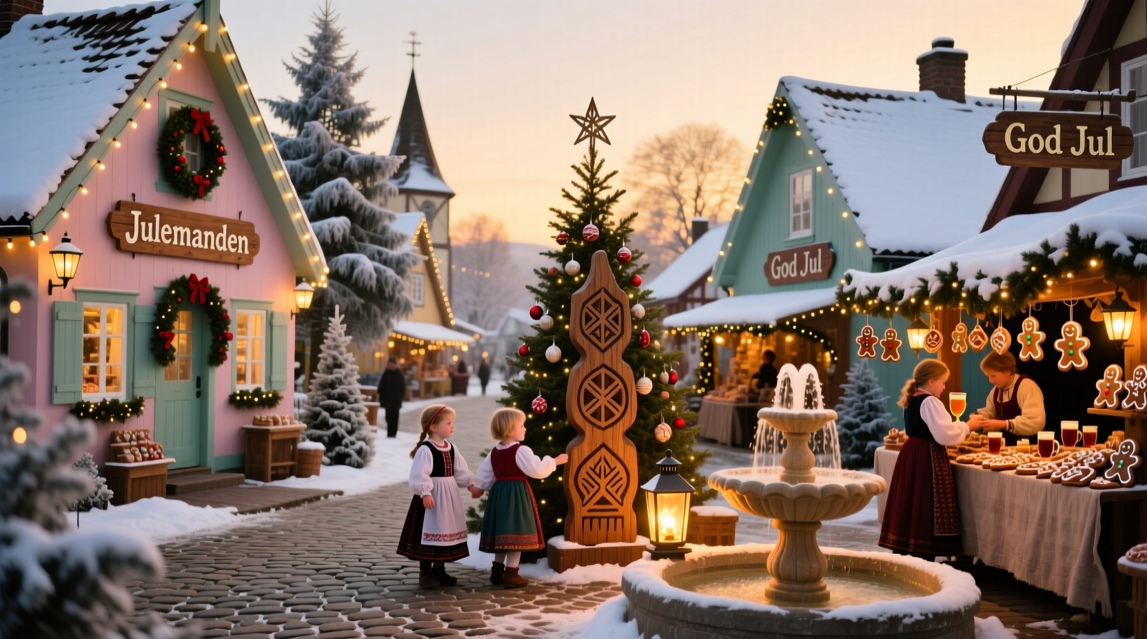 when does solvang decorate for christmas