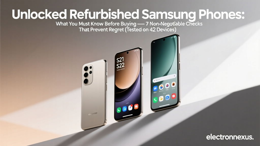 Unlocked Refurbished Samsung Phones: What You Must Know Before Buying — 7 Non-Negotiable Checks That Prevent Regret (Tested on 42 Devices)