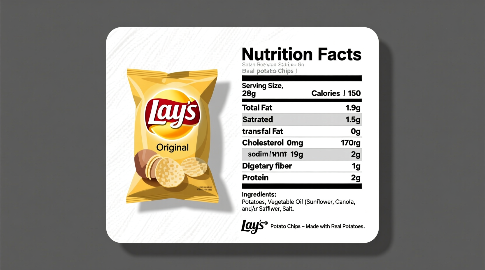 Lay's Potato Chips Nutrition Facts: Complete Breakdown