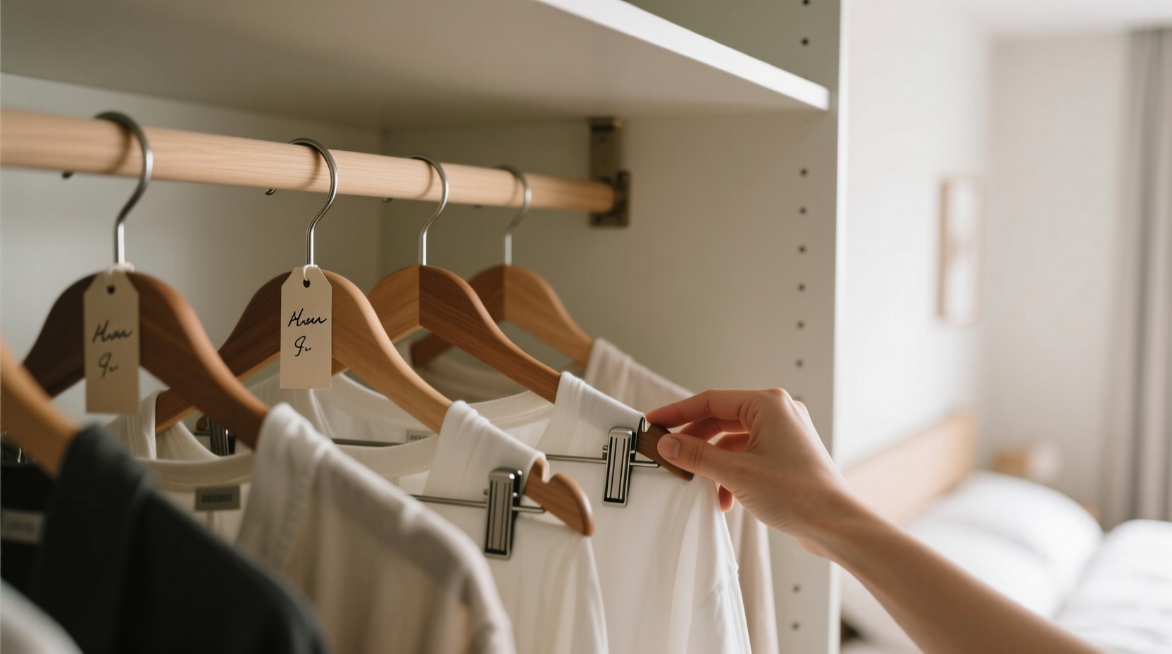 closet organization tips manual sliders beat app control