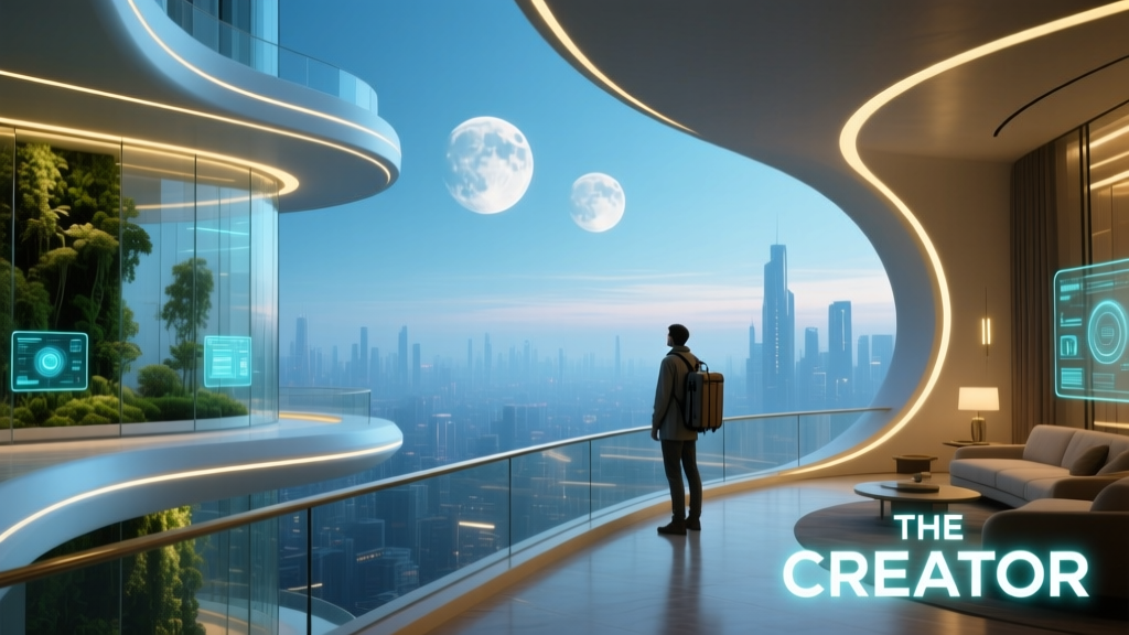 The Creator: A Cinematic Examination of AI Ethics, Visual Innovation, and Hospitality Implications