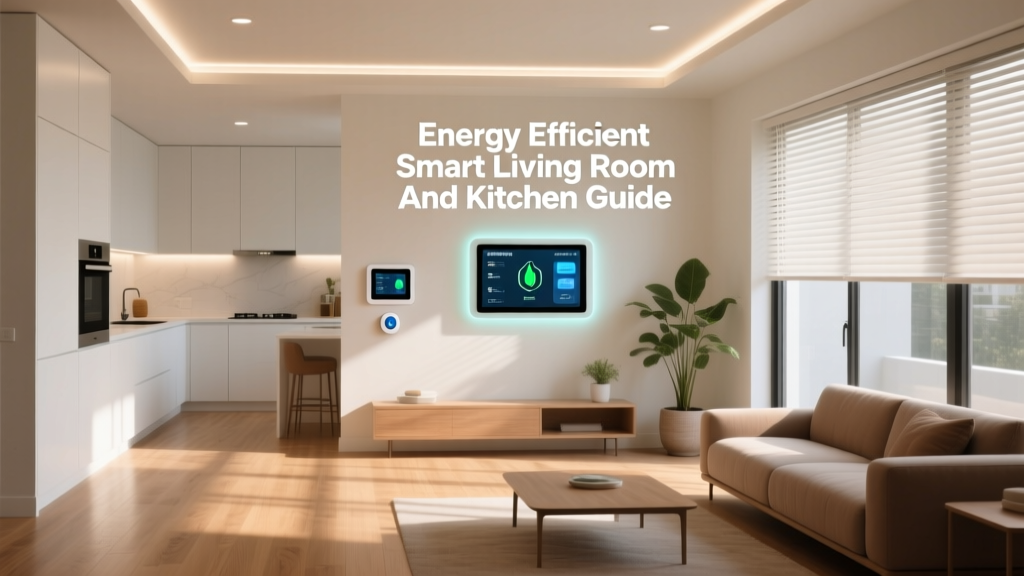 Energy Efficient Smart Living Room And Kitchen Guide