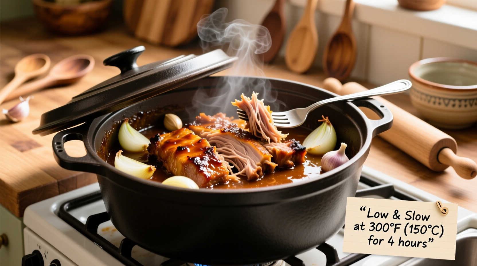 how to cook pulled pork in the oven