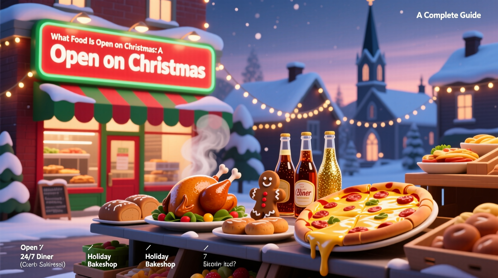 what food is open on christmas