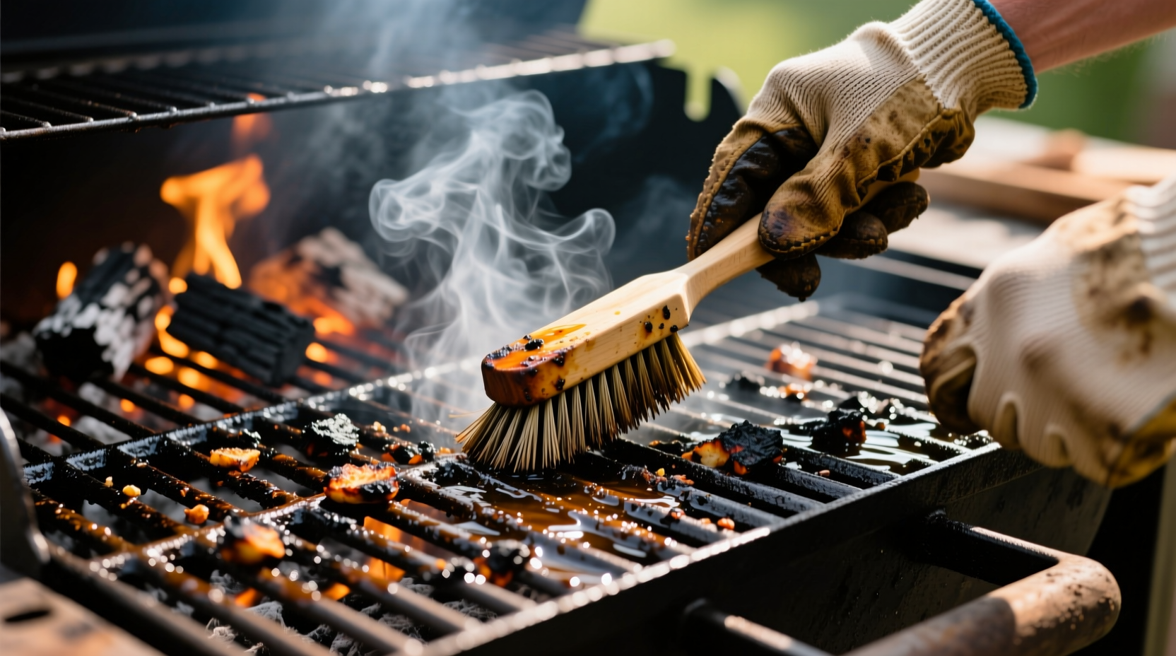 how to clean your grill barbecue oiling thegrate charcoal