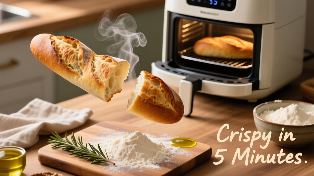 Air Fryer French Baguette: Crispy in 5 Minutes