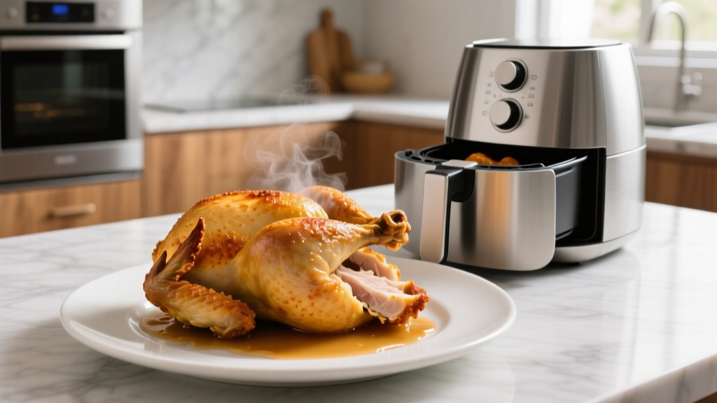 Best Air Fryer Whole Chicken Recipe (Crispy & Juicy!)