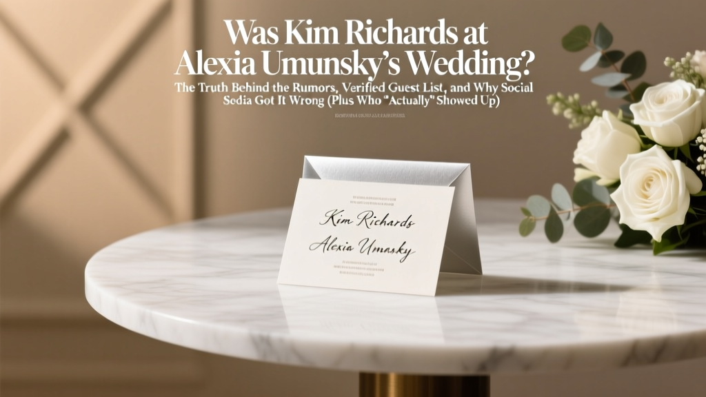 Was Kim Richards at Alexia Umansky’s Wedding? (2026)