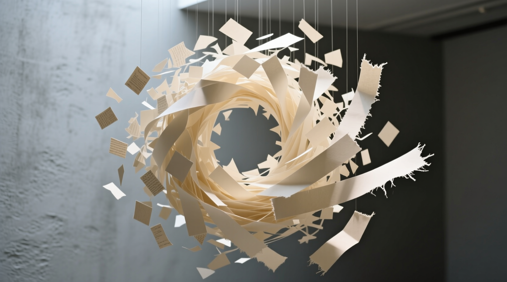 uses shredded paper