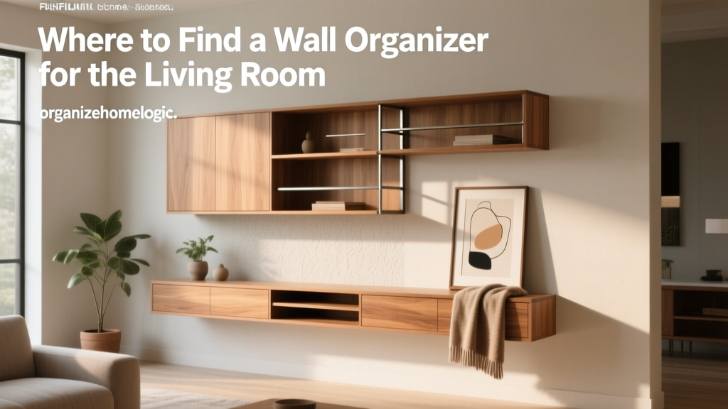 Where to Find a Wall Organizer for the Living Room