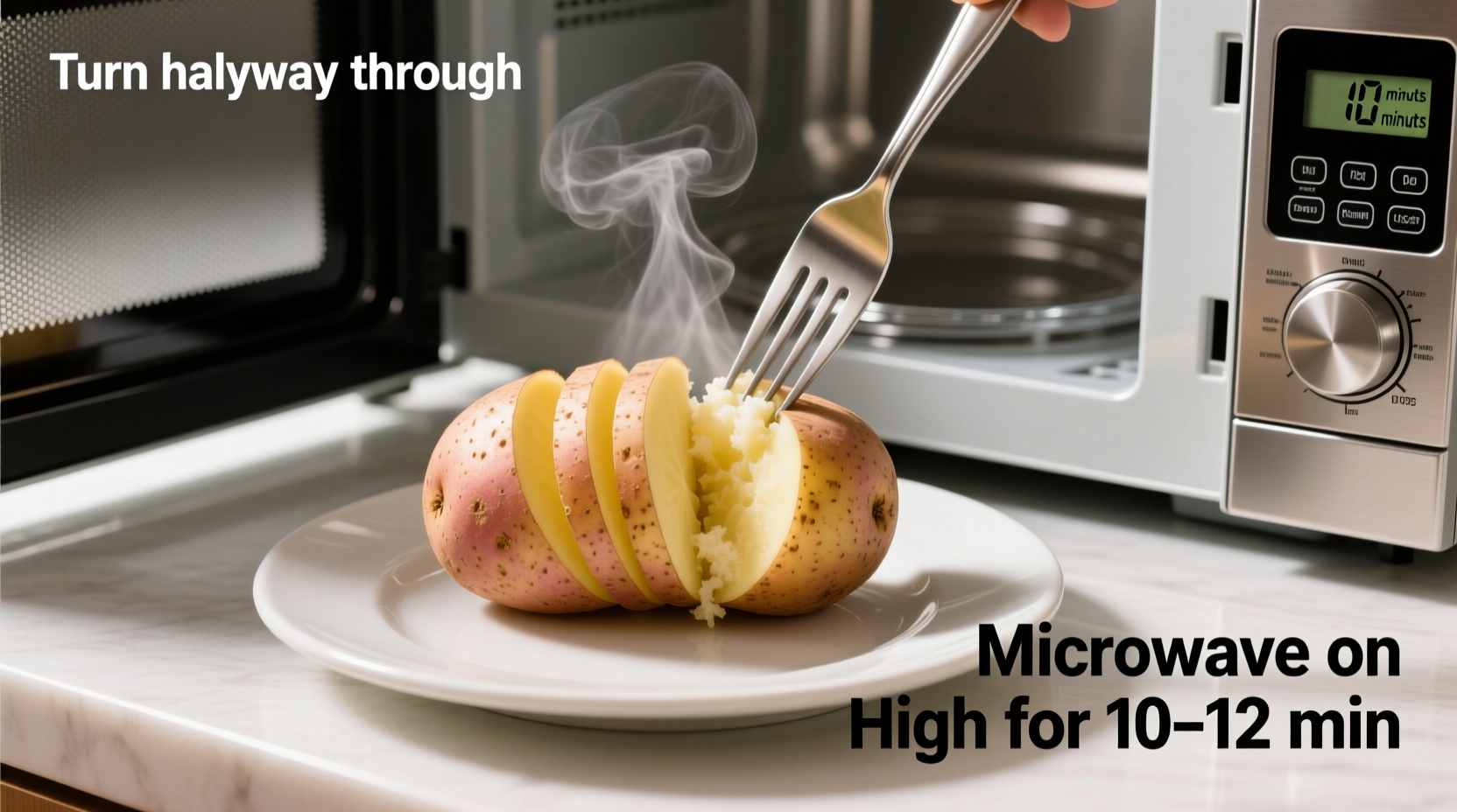 Perfect Microwave Potato: 5-8 Minute Foolproof Method
