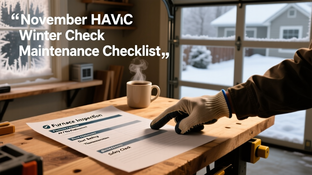 November HVAC Winter Check: Maintenance Checklist
