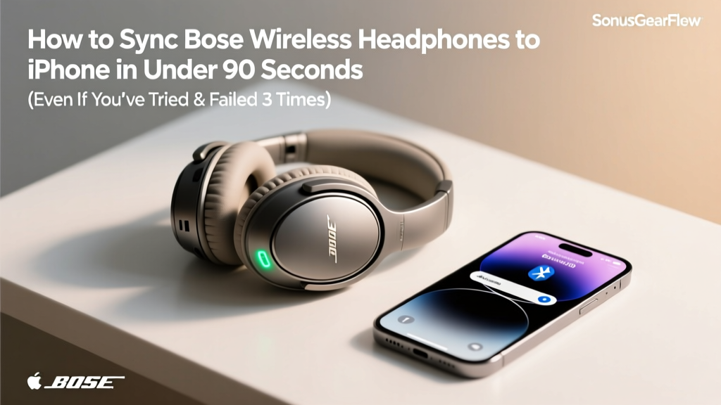 Bose Wireless Headphones to iPhone Sync Guide (2026)