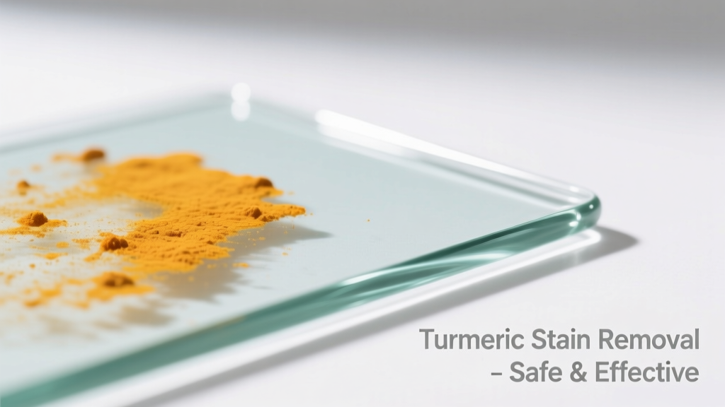 How to Remove Turmeric Stains from Glass Safely