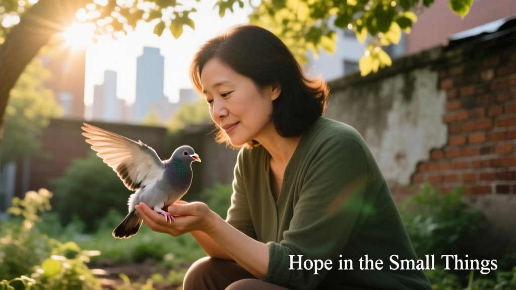 Kind Woman’s Attempt to Help Baby Pigeon Who Fell Out of Nest Is Full of Love