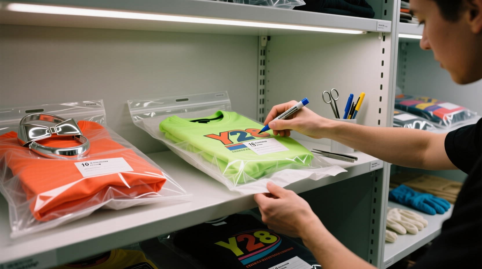 y k closet organization stop yellowing stickiness