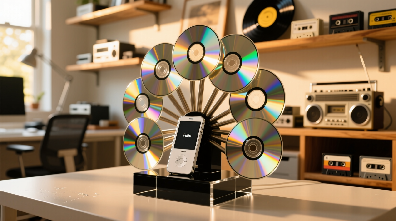 turn old cds into a diy ipod dock