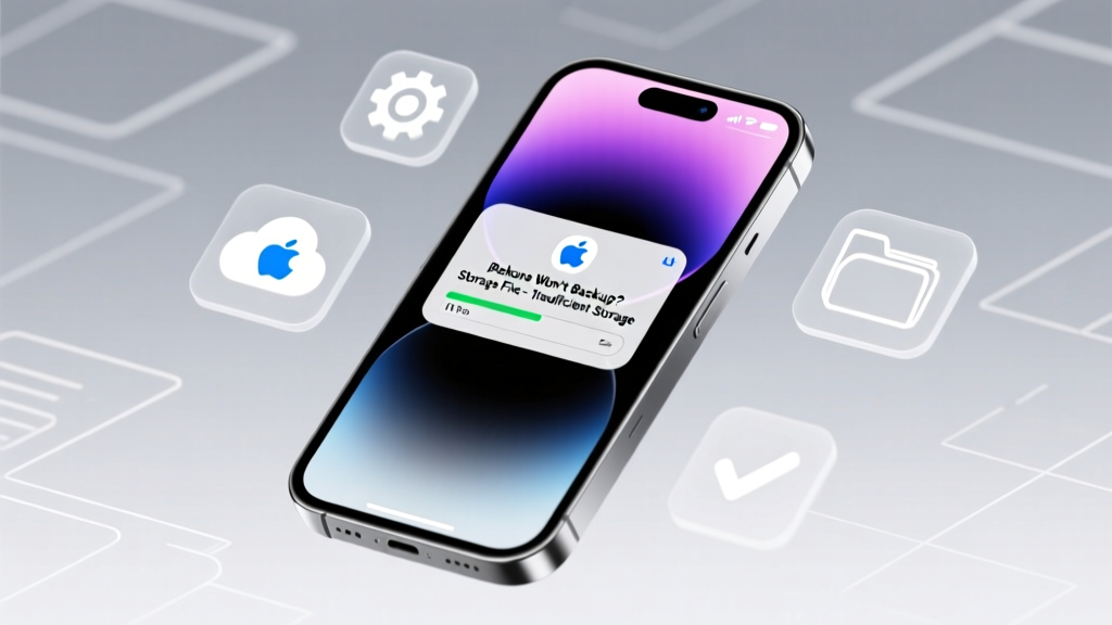 iPhone Won’t Backup? Storage Fixes That Actually Work