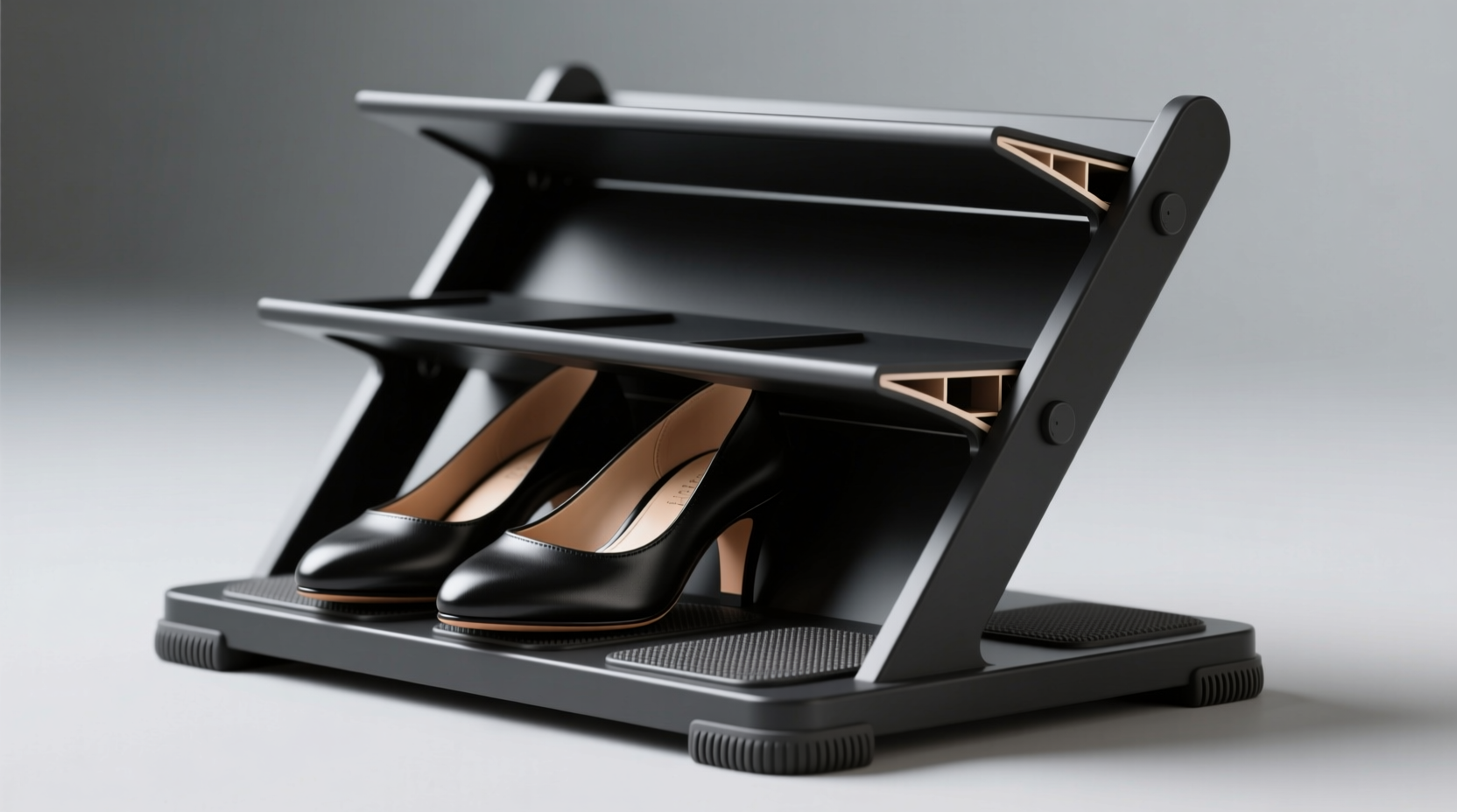 closet organization tips tilt shoe rack for narrow heels