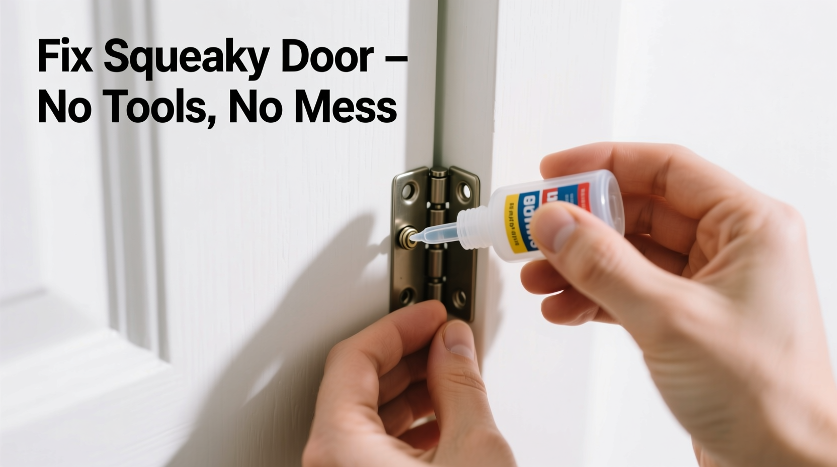 how to fix a squeaky door without making a mess quick solutions for renters
