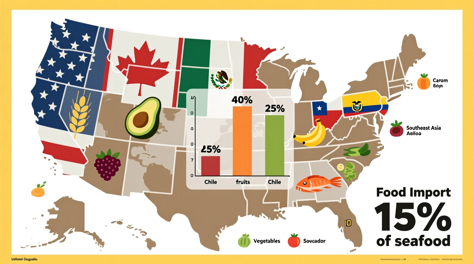 US Food Imports: $192 Billion Worth in 2023