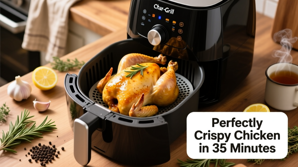 How to Cook Whole Chicken in a Char Broil Air Fryer