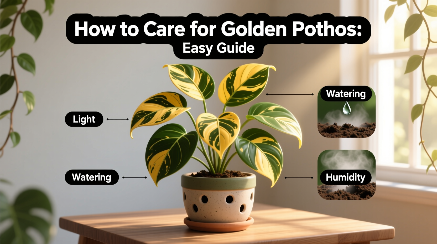 Golden Pothos Care: 5 Tips for Success | TheHomeSprouts