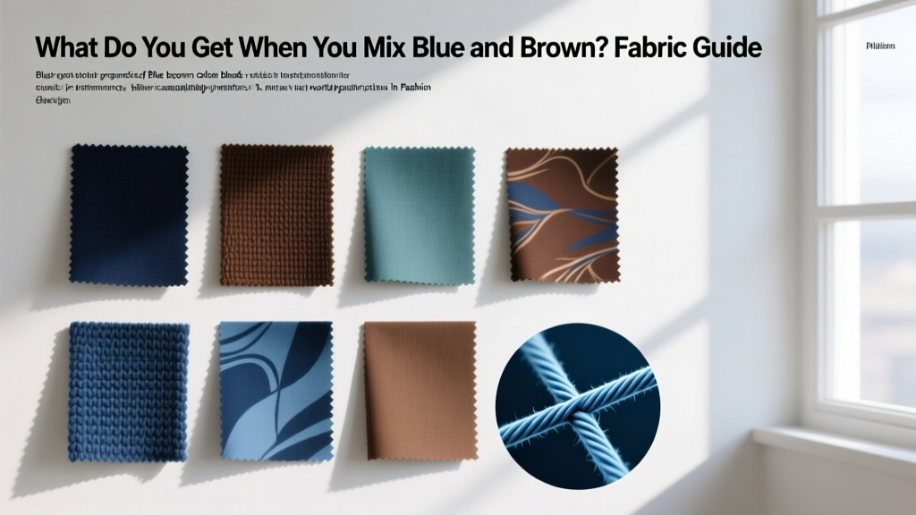What Do You Get When You Mix Blue and Brown? Fabric Guide