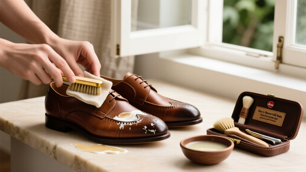 How to Remove Old Polish Buildup from Leather Shoes