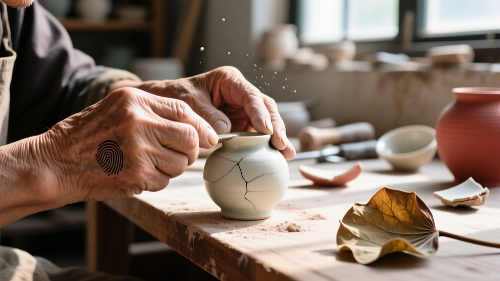 Macro photography of an artisan