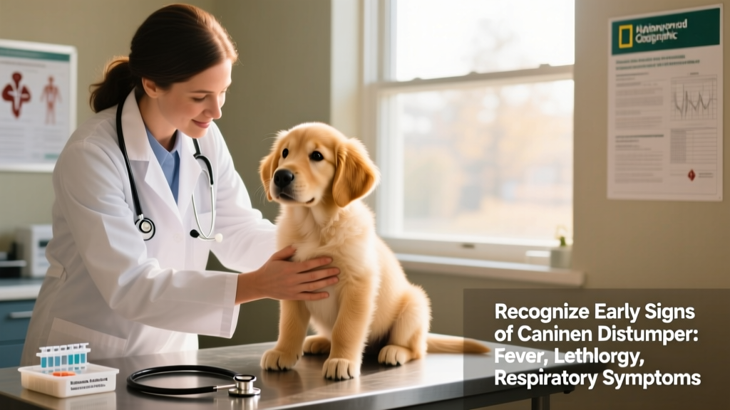 Veterinarian examining a puppy during a routine wellness check, highlighting preventive care