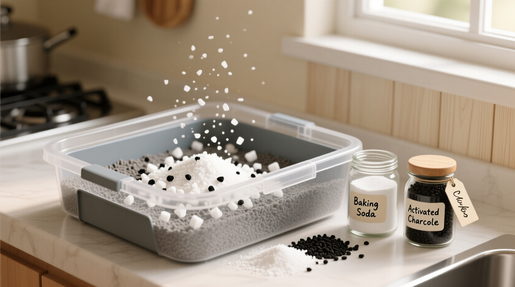 eco friendly cleaning cat litter deodorizing tips