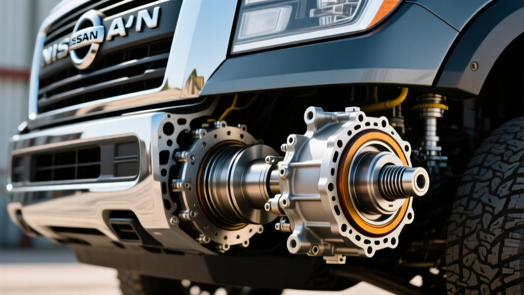 How the Nissan Titan Front Differential Links to the Transfer Case