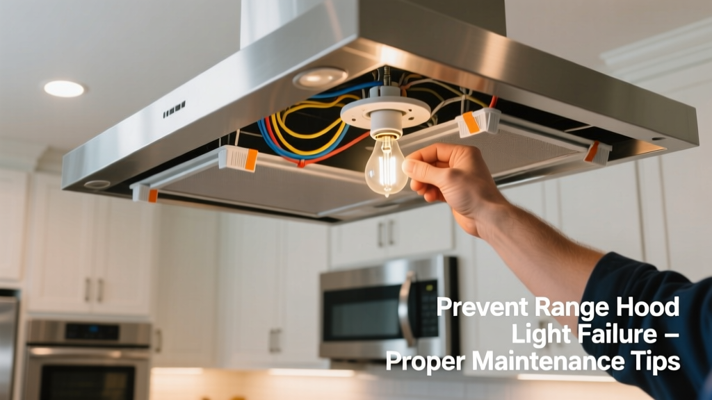 Prevent Range Hood Lights From Failing Prematurely