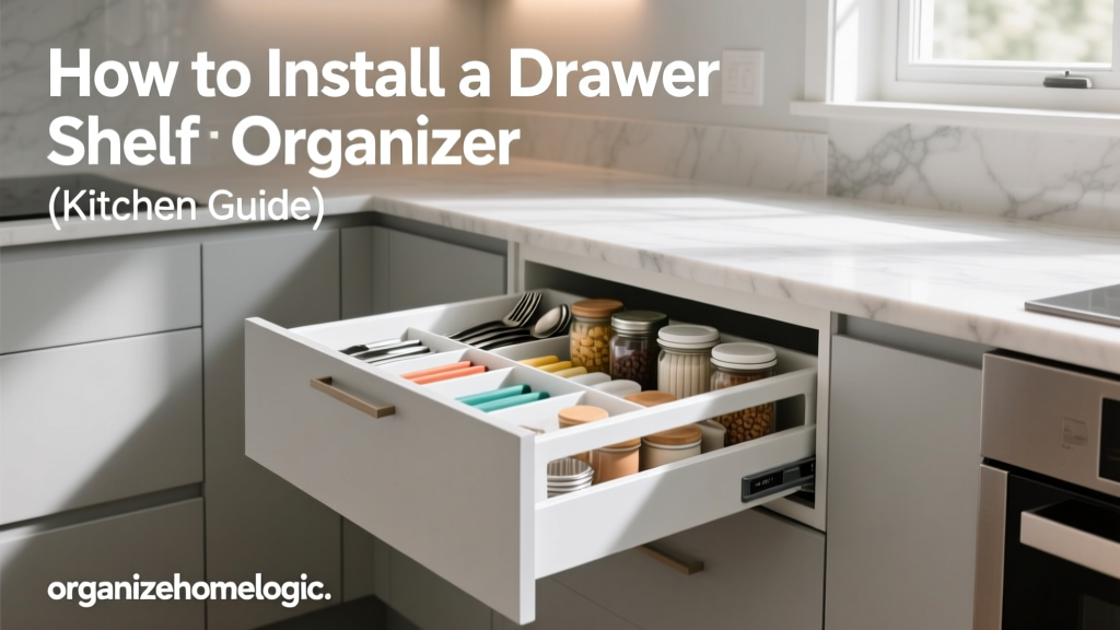 How to Install a Drawer Shelf Organizer (Kitchen Guide)