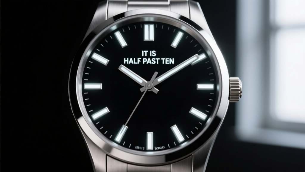 How a Watch Tells Time in Words: Specs Breakdown & Matrix Numbers