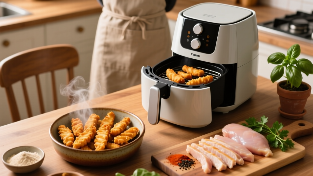 Crispy Air Fryer Chicken Strips (No Oil, No Mess)
