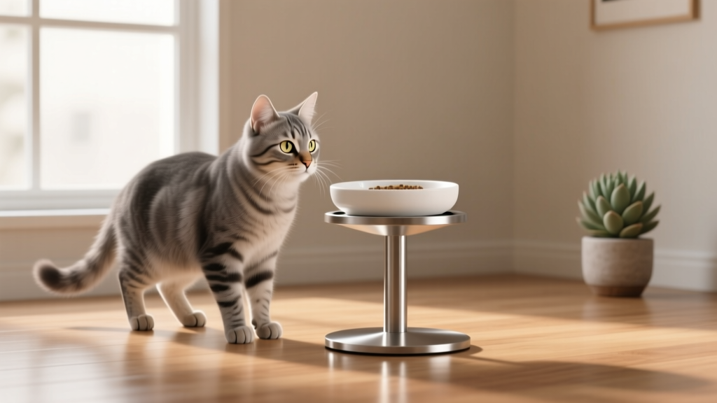 Why Cats Prefer Food From Elevated Feeding Stations