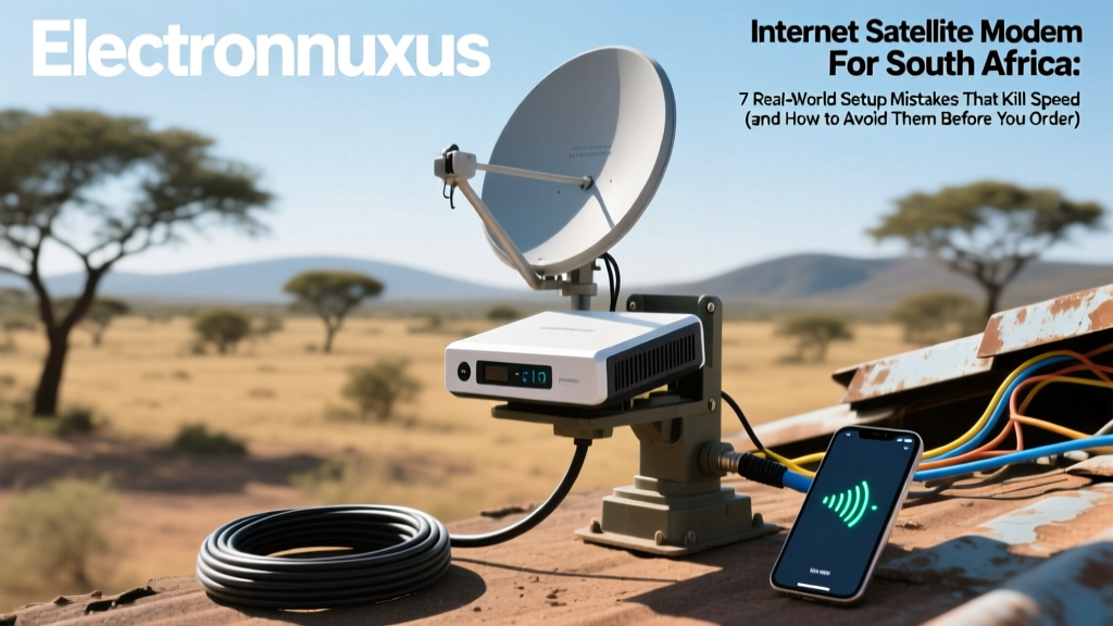 Internet Satellite Modem For South Africa: 7 Real-World Setup Mistakes That Kill Speed (and How to Avoid Them Before You Order)