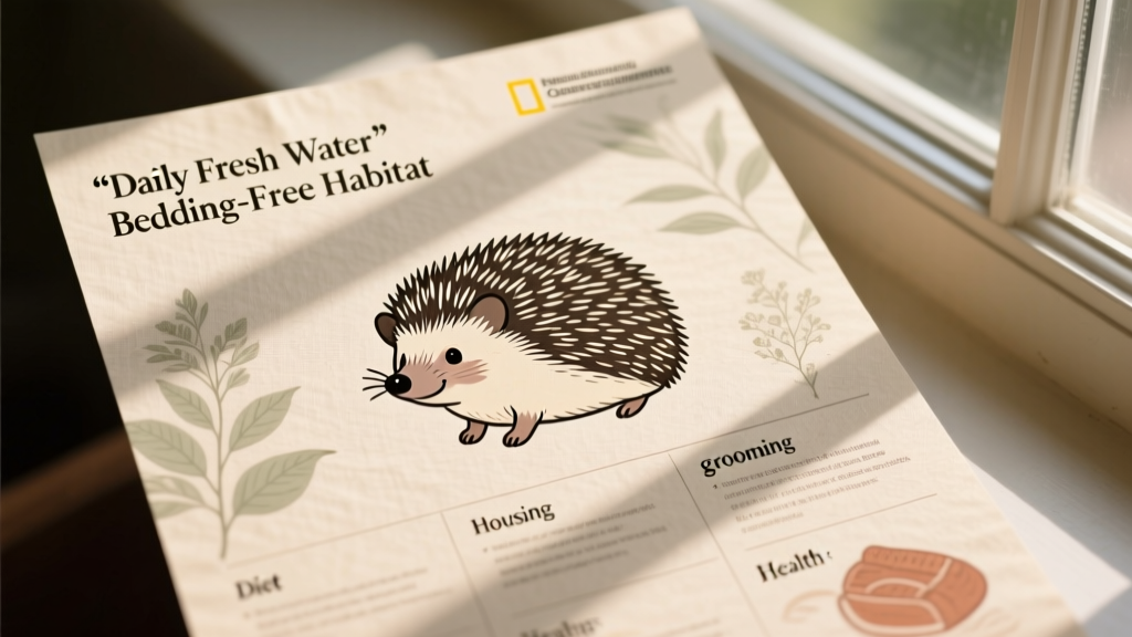 Hedgehog Care Sheet