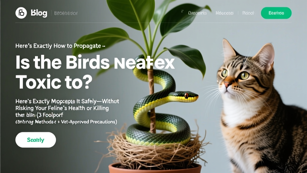 Birds Nest Snake Plant Toxic to Cats? (2026)