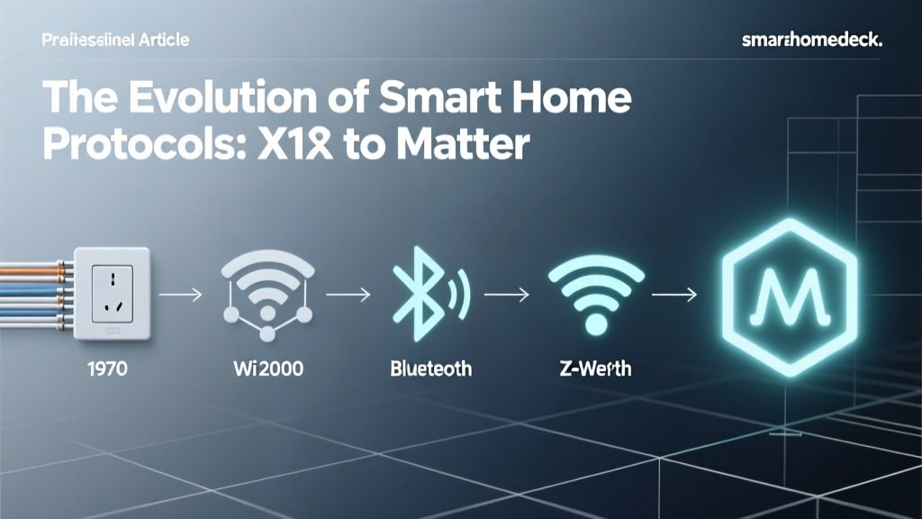 The Evolution of Smart Home Protocols: X10 to Matter