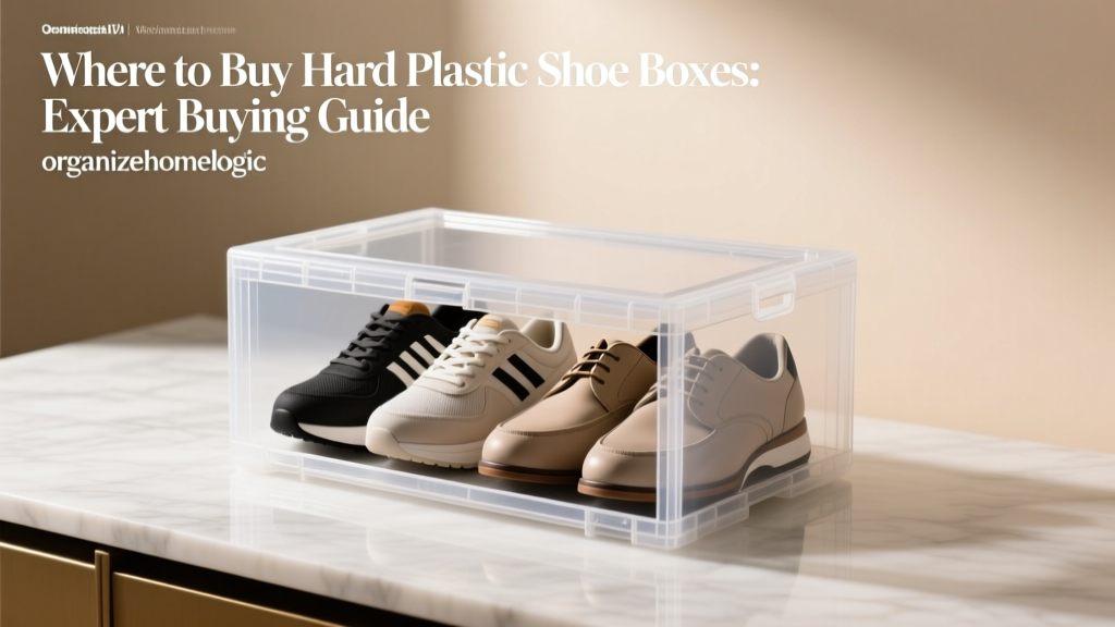 Where to Buy Hard Plastic Shoe Boxes: Expert Buying Guide