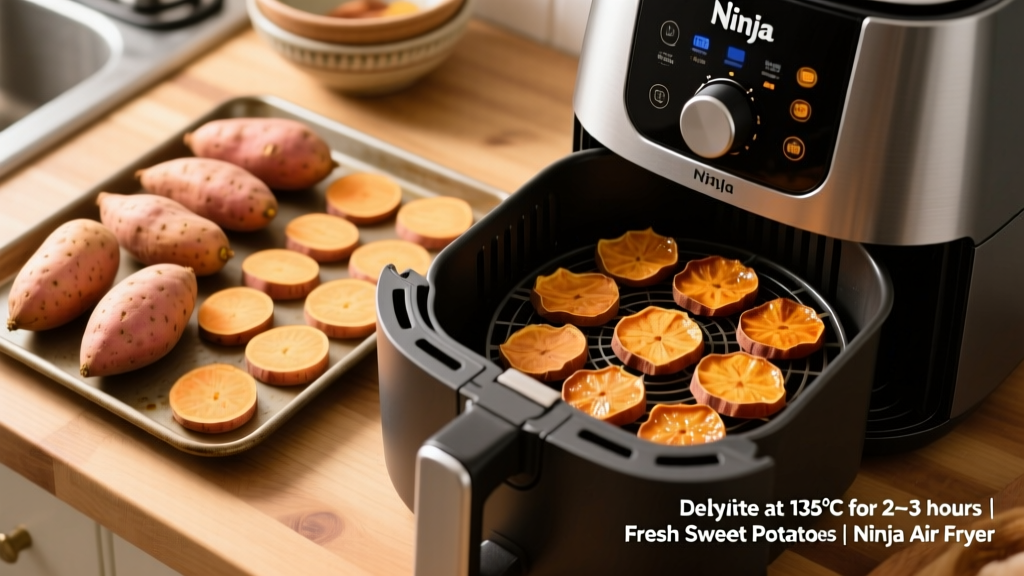 Dehydrate Sweet Potatoes in Ninja Air Fryer