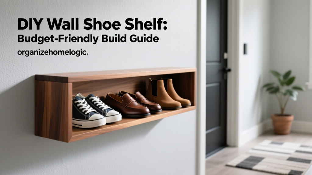 DIY Wall Shoe Shelf: Budget-Friendly Build Guide
