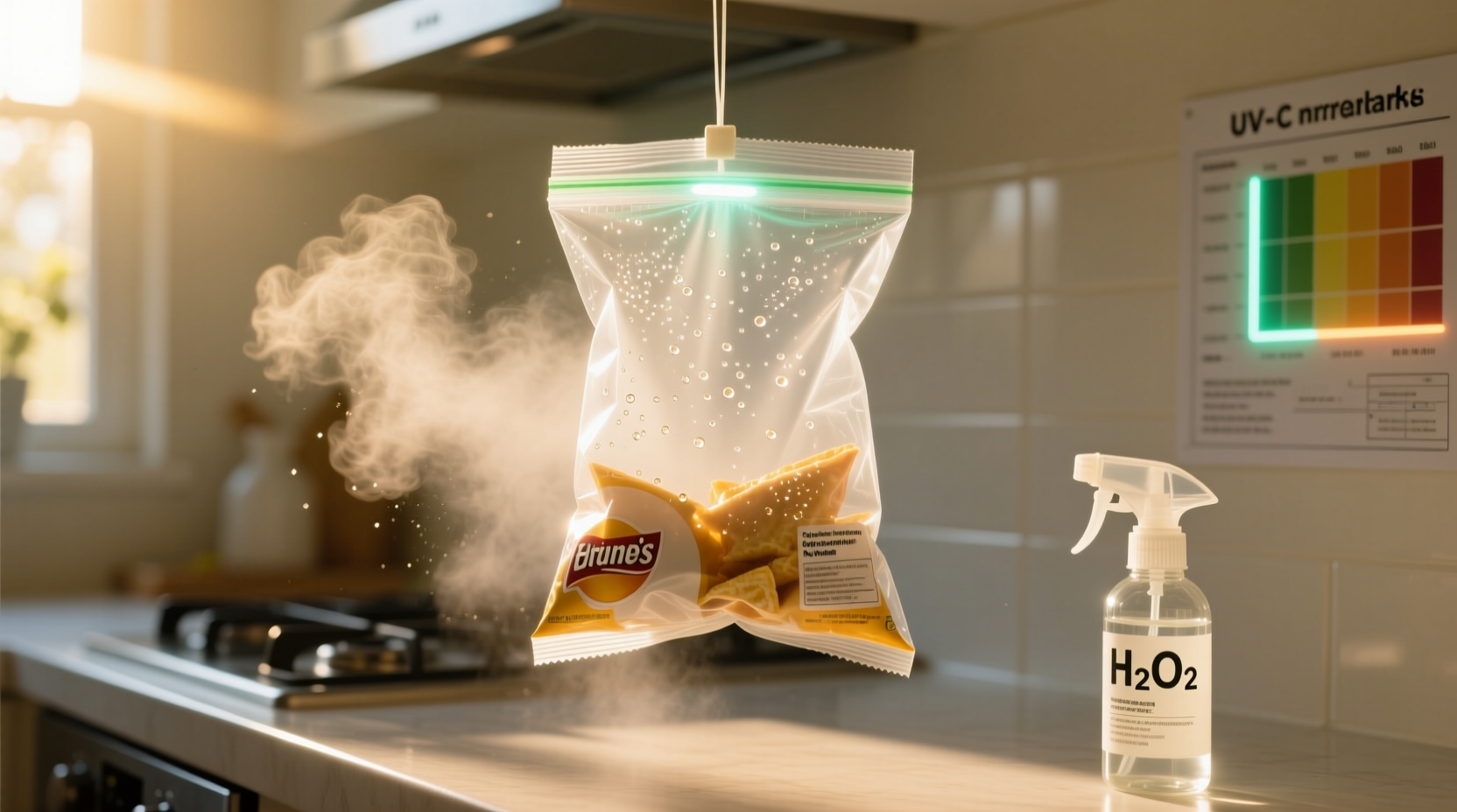 eco friendly cleaning sanitize snack bags safely