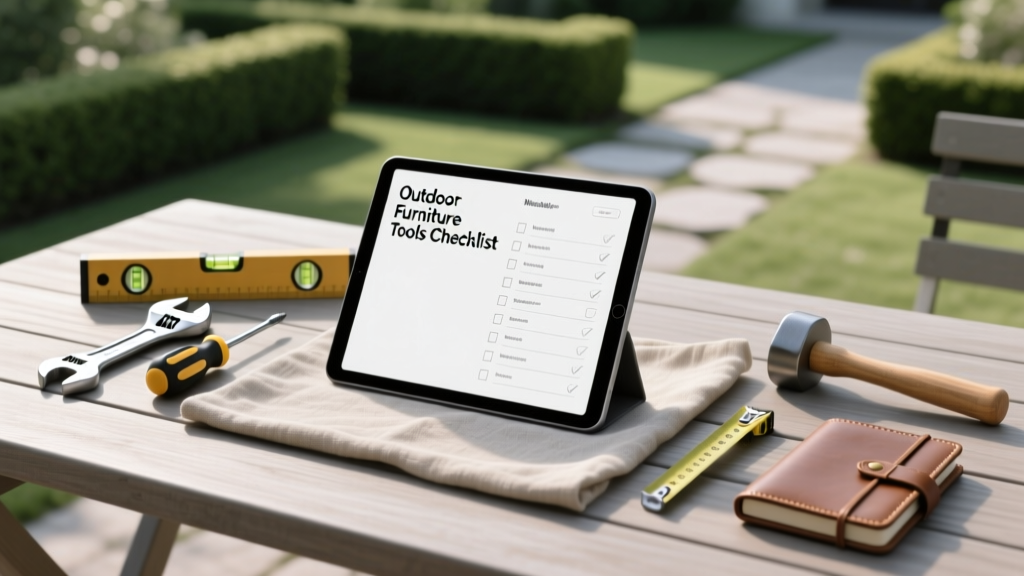 Outdoor Furniture Tools Checklist