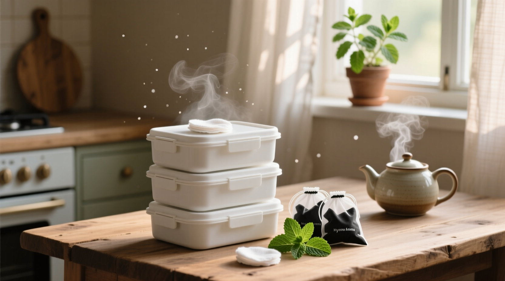 eco friendly cleaning deodorize lunch boxes naturally